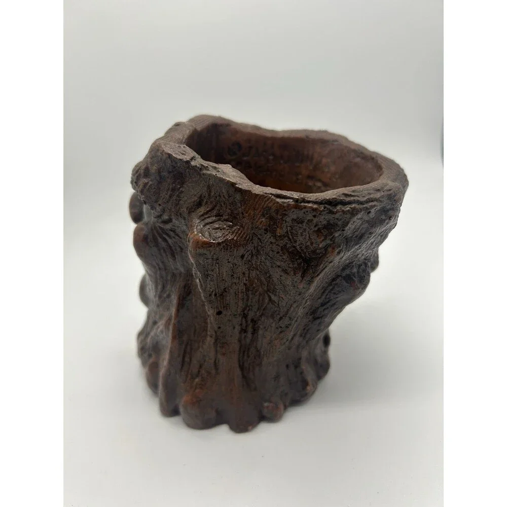 Vtg Jason Christoble Matchless Grove Tree‎ Wizard Glass Eye Candle Holder 1975